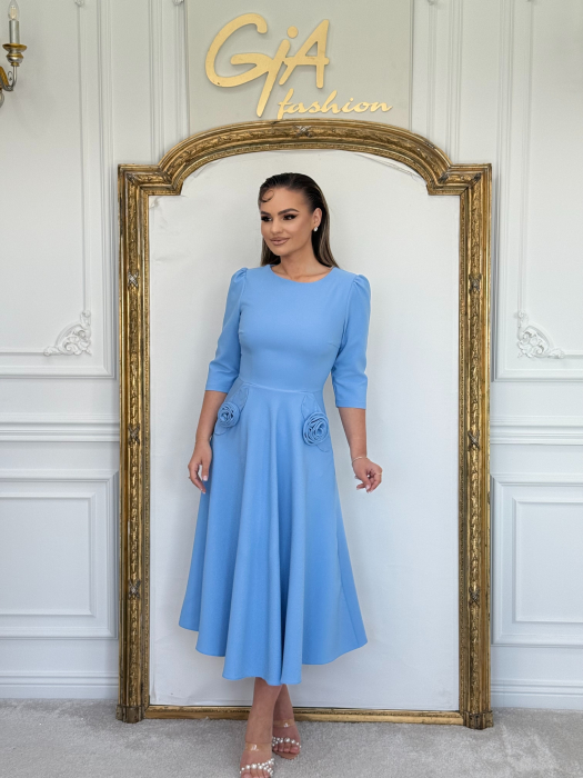 Rochie Maridy Babyblue [4]