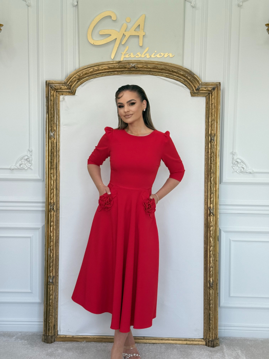 Rochie Maridy Red [5]