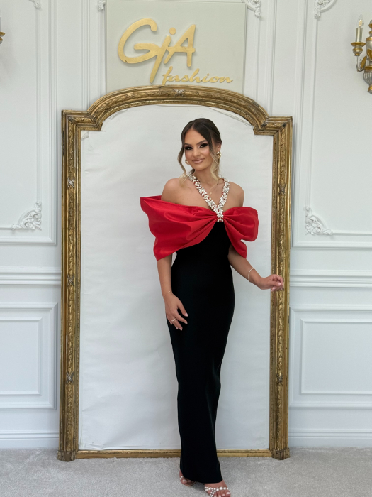 Rochie Marissa Black and Red [4]