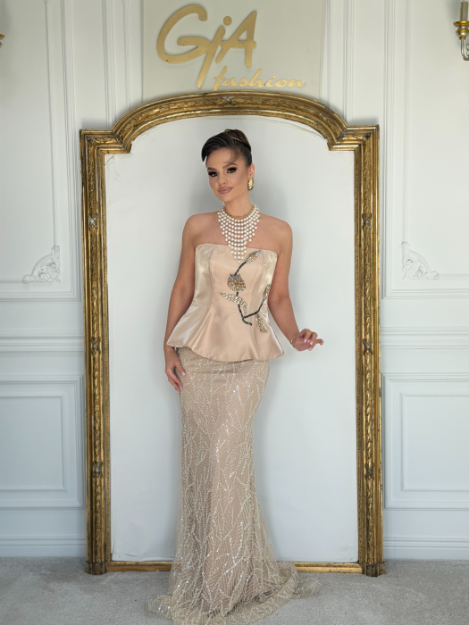 Rochie Masella Beige [5]