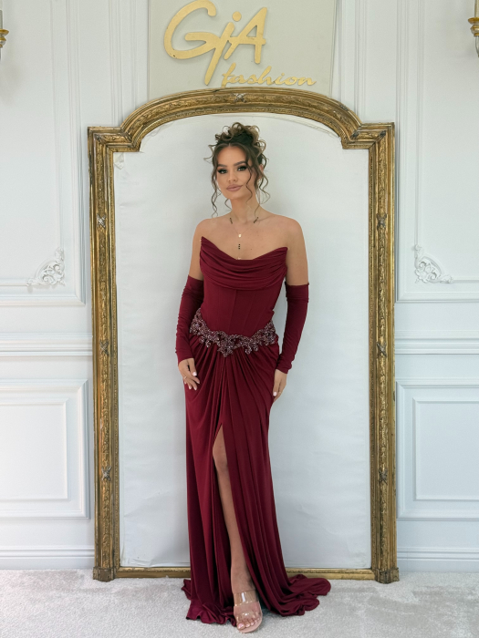 Rochie Megassia Bordo [7]
