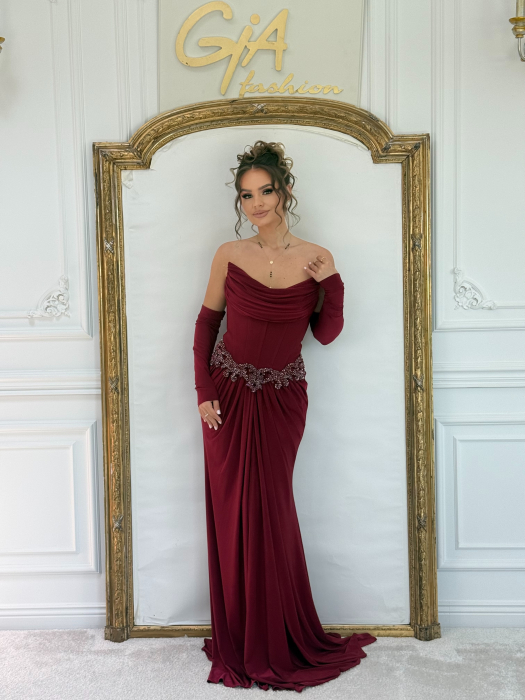 Rochie Megassia Bordo [4]