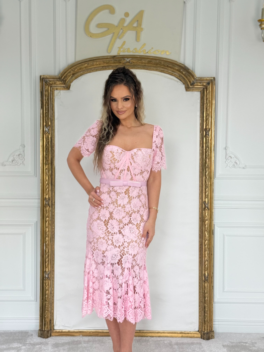 Rochie Merellia Pink [5]