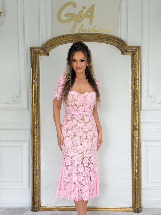 Rochie Merellia Pink [6]