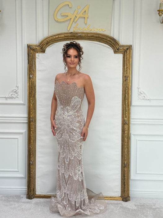 Rochie Meriss Beige [3]