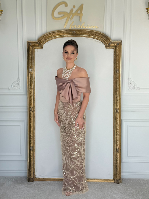 Rochie Mevella Beige [9]