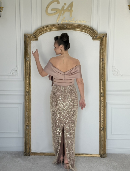 Rochie Mevella Beige [10]