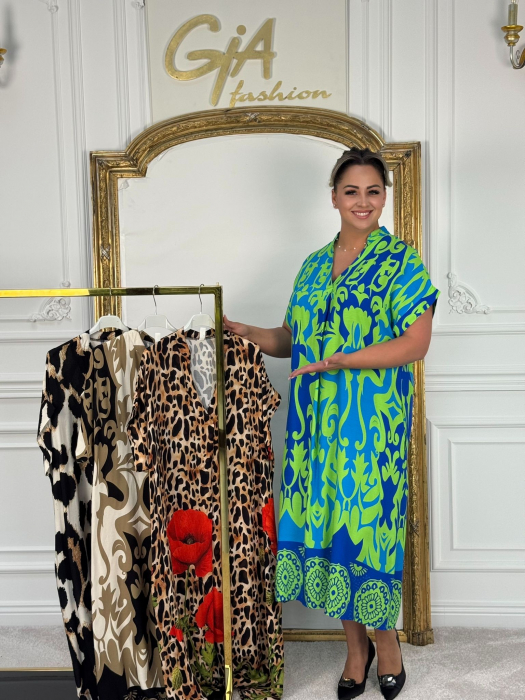 Rochie Nassla BLUE GREEN [2]