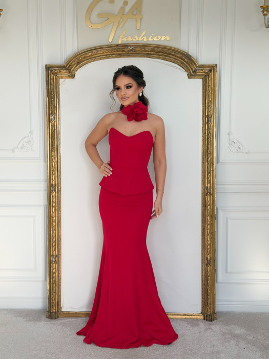 Rochie Navellia Red [4]