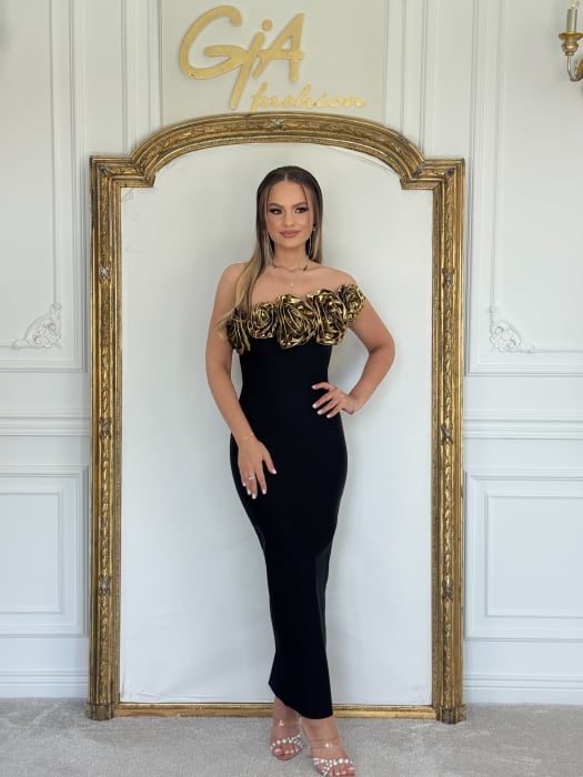 Rochie Nellasa BLACK [6]