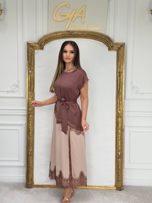 Rochie Pesselia Beige [4]