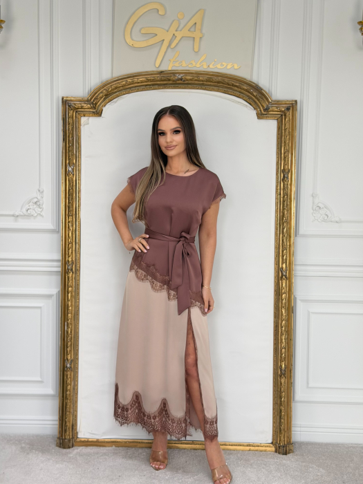 Rochie Pesselia Beige [8]