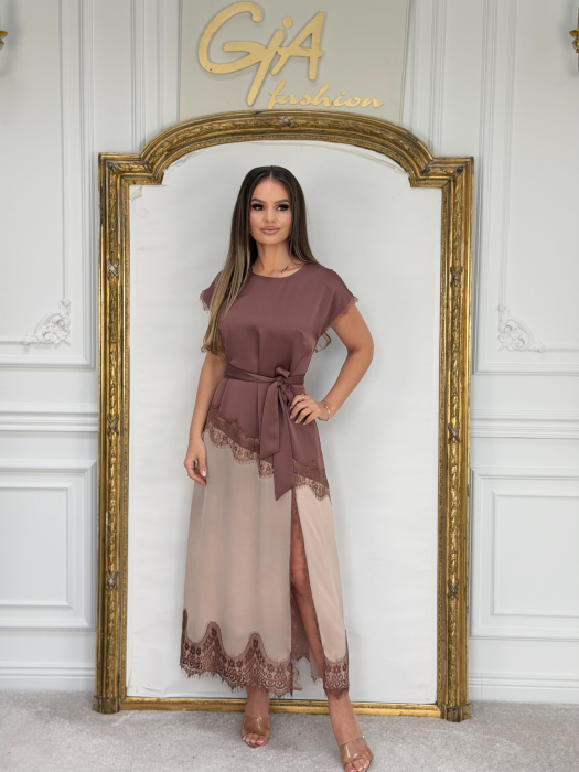 Rochie Pesselia Beige [7]