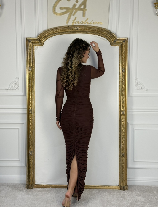 Rochie Pezella Brown [5]