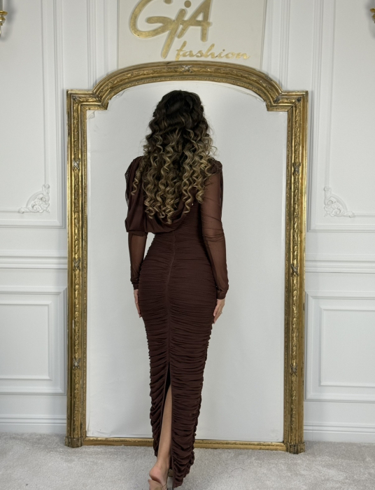 Rochie Pezella Brown [9]