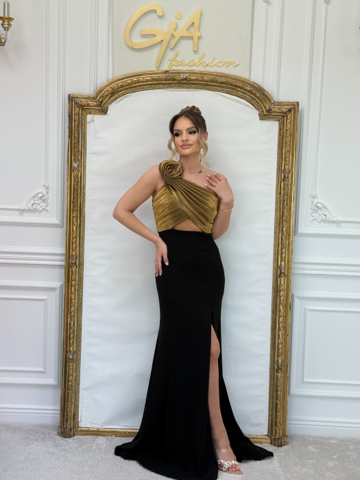 Rochie Rannesa BLACK and GOLD [1]