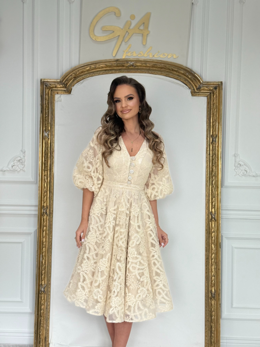 Rochie Reania Beige [6]