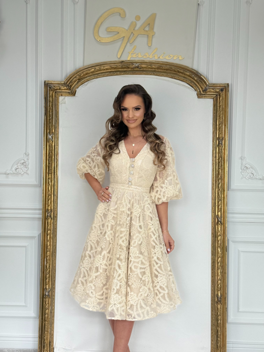 Rochie Reania Beige [3]