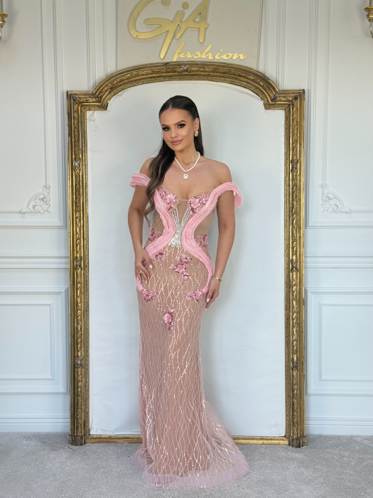 Rochie Rella Pink [5]