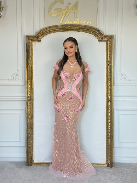 Rochie Rella Pink [4]