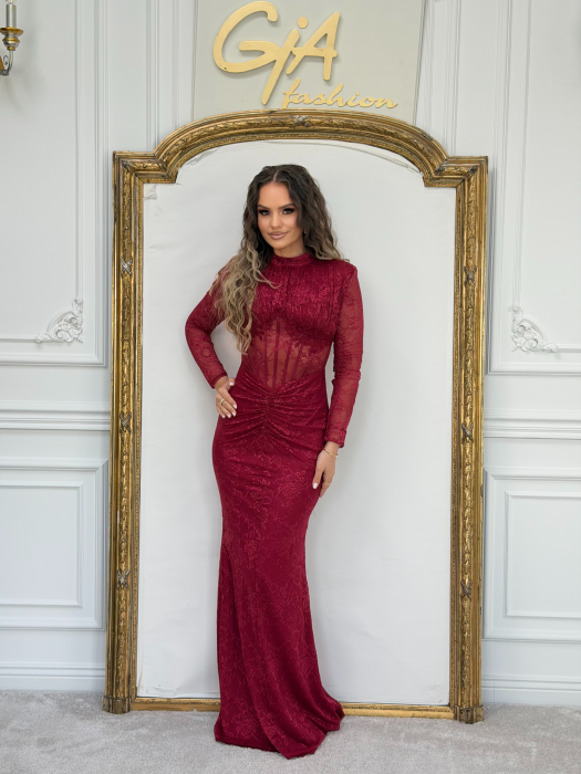 Rochie Relladia Bordo [8]