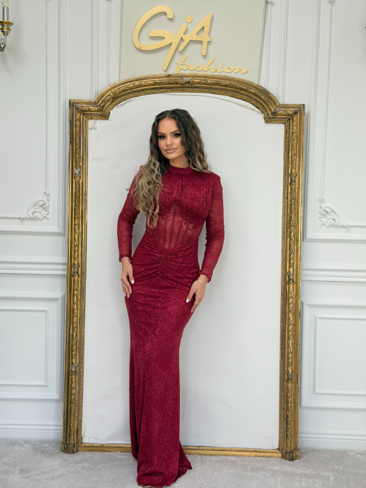 Rochie Relladia Bordo [4]