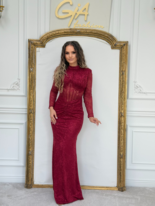 Rochie Relladia Bordo [7]