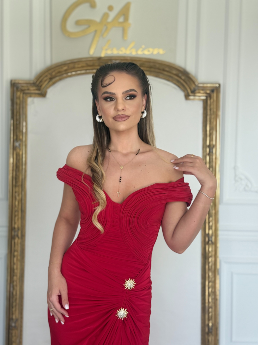 Rochie Rellusa RED [5]