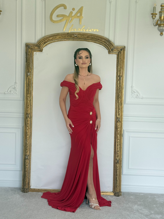 Rochie Rellusa RED [4]