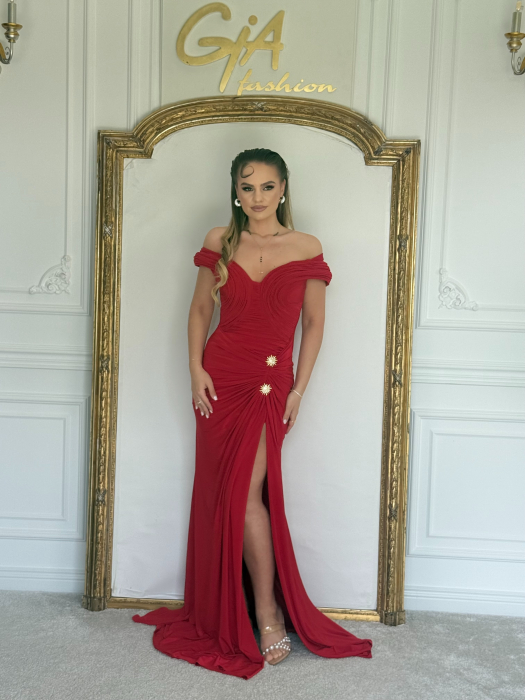 Rochie Rellusa RED [6]