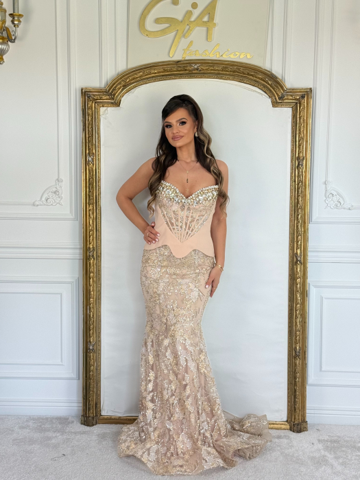 Rochie Rezisse Beige [10]