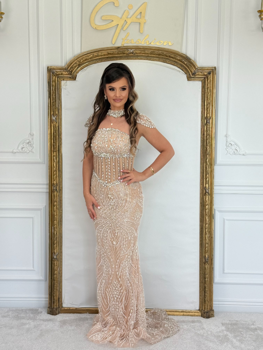 Rochie Rianne Beige [4]
