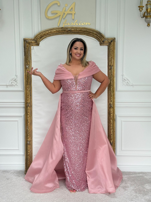Rochie Riannea Pink [3]