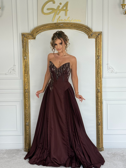 Rochie Rinall Bordo [3]