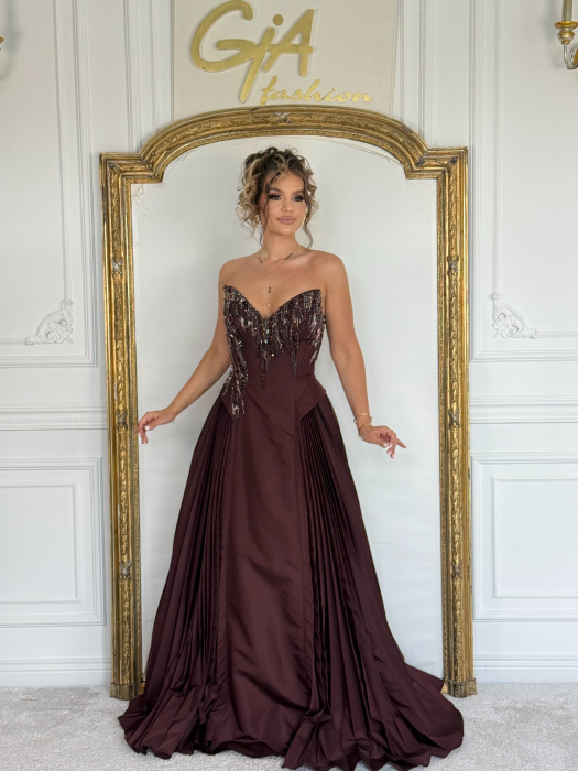 Rochie Rinall Bordo [6]