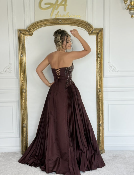 Rochie Rinall Bordo [7]