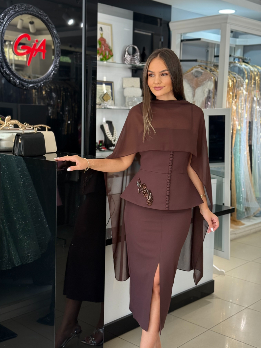 Rochie Rinella Brown [3]