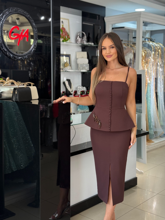 Rochie Rinella Brown [7]