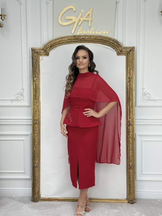 Rochie Rinella Red [5]