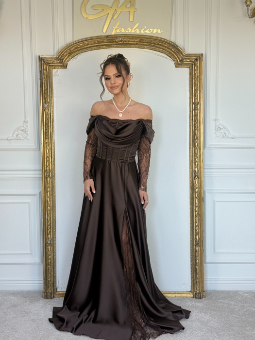Rochie Rissa Brown [8]