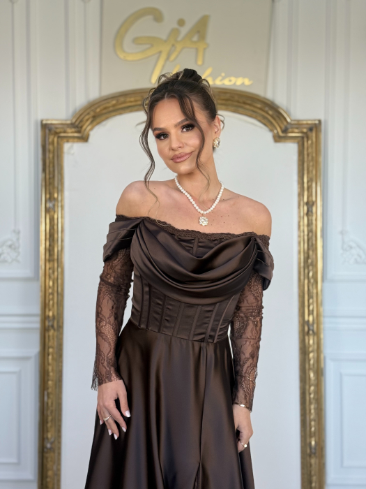 Rochie Rissa Brown [3]