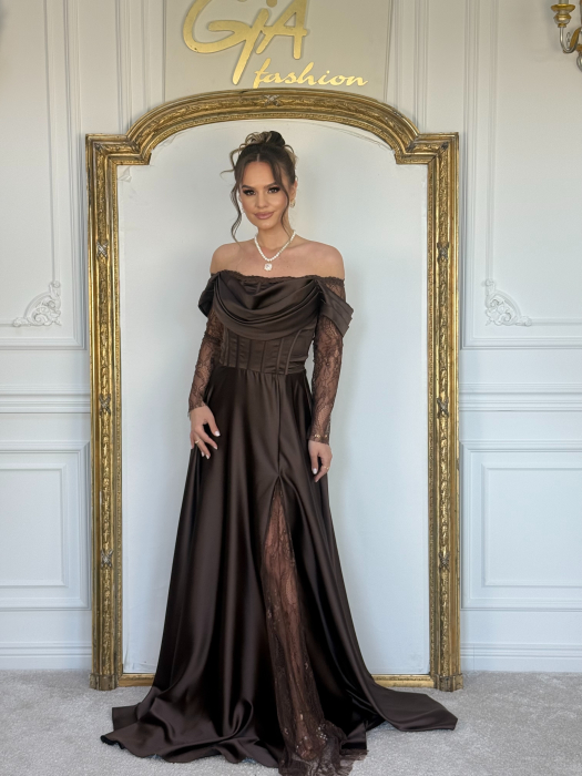 Rochie Rissa Brown [9]