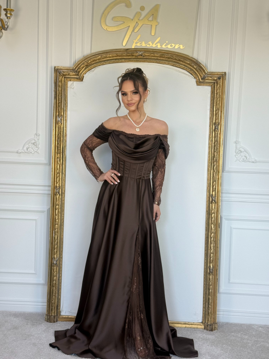 Rochie Rissa Brown [4]