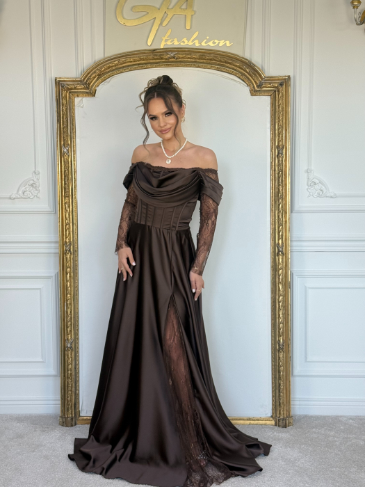 Rochie Rissa Brown [10]