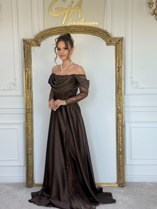 Rochie Rissa Brown [6]