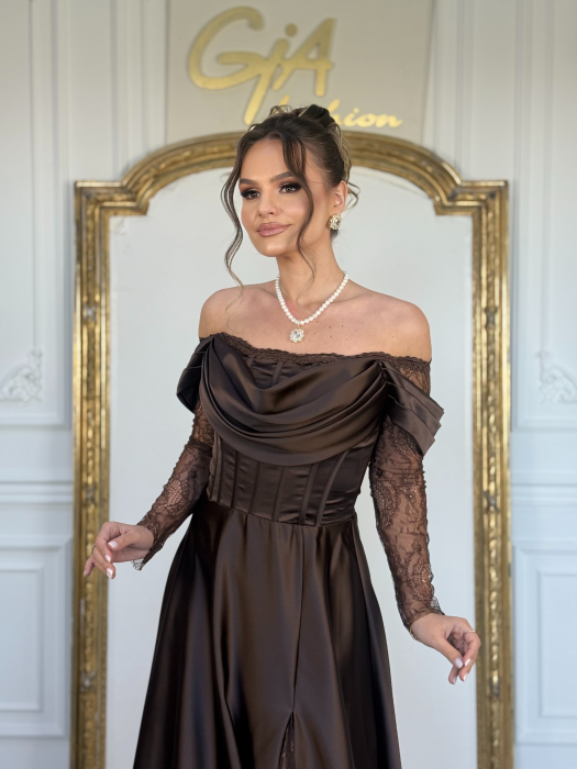Rochie Rissa Brown [5]
