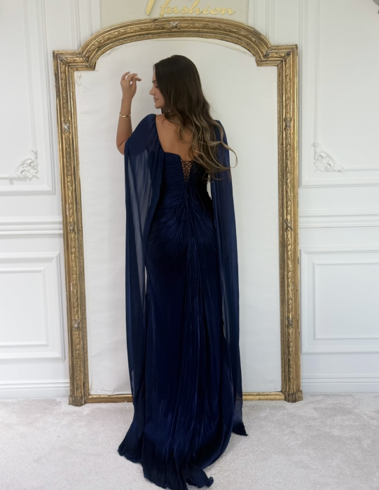 Rochie Rissena Blue [8]