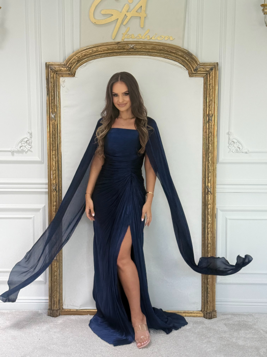 Rochie Rissena Blue [5]