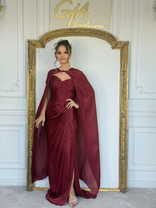 Rochie Rissia Bordo [8]