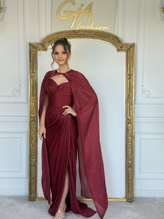 Rochie Rissia Bordo [7]